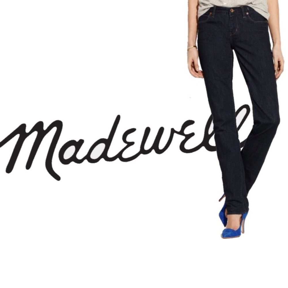 Madewell Rail Straight Denim Jeans 28/34